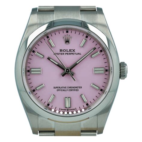 rolex pink 36mm|rolex 36 mm models.